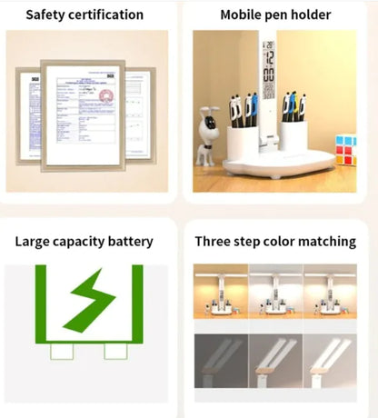 LED Dual-Head Desk Lamp