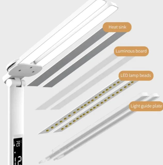 LED Dual-Head Desk Lamp